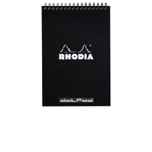 Vezi detalii pentru Blocnotes A5 Spiral Pad Rhodia Classic Black