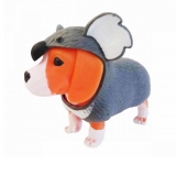 Mini figurina, Dress Your Puppy, Beagle in costum de koala, S1
