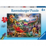 Puzzle Atacul T-Rex, 35 Piese