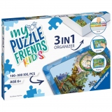 Organizator Albastru 3 In 1 Pentru Puzzle