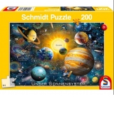 Puzzle Schmidt: Sistemul nostru solar, 200 piese