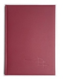 Agenda nedatata B5, culoare bordo