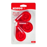 Banda corectoare Kores Roll On, 4.2 mm x 15 m, 3 bucati/blister