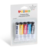 Tempera Morocolor Primo, 5 culori, tuburi de aluminiu, 12ml