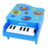 Bontempi - Pian din lemn cu 8 clape bleu