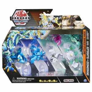 Bakugan S4 Pachet Starter 4 piese Dragonoid, Slugger, Nillous si Pegatrix