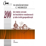 200 de retete cercate de bucatarie romaneasca si alte trebi gospodaresti