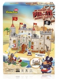 Cubic Fun - Puzzle 3D Castelul Piratilor 183 Piese