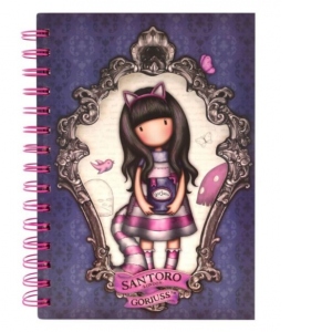 Jurnal cu spira Gorjuss Cheshire Cat