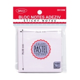 Bloc notes adeziv 76 x 76 mm DACO mov pastel