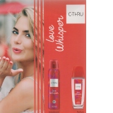 Set C-THRU, Love Whisper, Femei: Deodorant spray pentru corp, 150 ml + Parfum pentru corp, 75 ml