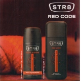 STR8 Caseta: Parfum pentru corp 75 ml+Deodorant spray de corp 150 ml Red Code