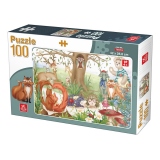 Puzzle 100 piese - Animale salbatice