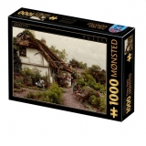 Puzzle 1000 piese Peder Mork Monsted - Children in the Flower Garden