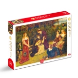 Puzzle 1000 piese Marie Spartali Stillman - Fiammetta Singing