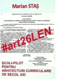 #art26LEN. Scoli-pilot pentru arhitecturi curriculare de secol XXI