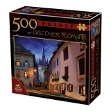 Puzzle 500 piese Discover Romania - Sighisoara seara