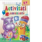 Activitati amuzante. Hipopotamul. 47 autocolante 5 ani+