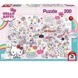 Puzzle Schmidt: Hello Kitty - Lumea lui Kitty, 200 piese