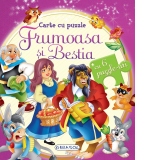 Carte cu puzzle Frumoasa si bestia (cu 6 puzzle-uri)