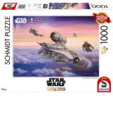 Puzzle Schmidt: Thomas Kinkade - Star Wars -Mendalorian - Escorta, 1000 piese