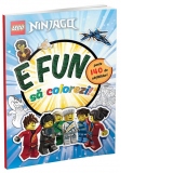 E fun sa colorezi! Ninjago (carte de colorat cu abtibilduri)