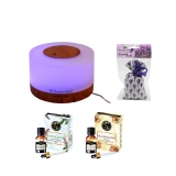 Premium Pack, Aroma Difuzor + 2 Uleiuri esentiale + Saculet