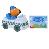 Peppa Pig - Masinuta Buggy si figurina Iepurasul Politist