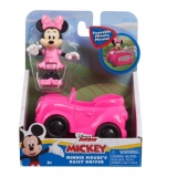 Figurina Disney Minnie Mouse cu masinuta