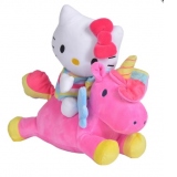 Jucarie de plus Hello Kitty pe Unicorn, 25 cm