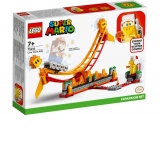 LEGO Super Mario - Set de extindere - Valul de lava, 218 piese