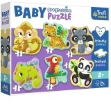 Puzzle Trefl Primo Baby Progressive - Animalele exotice