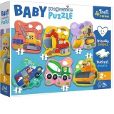 Puzzle Trefl Primo Baby Progressive - Vehicule