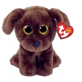 Plus TY 15cm Beanie Babies Nuzzle caine maro