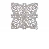 Decoratiune de perete Snowflake, Charisma, Lemn, 60x3x60 cm
