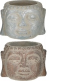 Ghiveci decorativ Buddha, Charisma, Ciment, 12Χ9Χ12