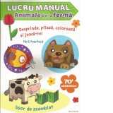 Lucru manual - Animale de la ferma 70 abtibilduri