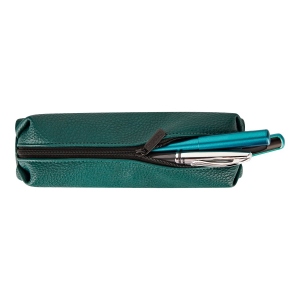 Penar tip etui, model Origami, culoare verde inchis