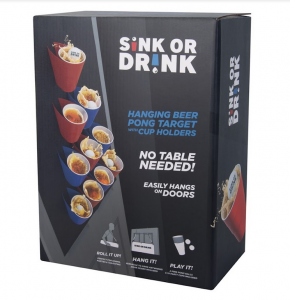 Joc beer pong suspendabil - Waboba Sink or Drink party game