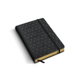 BLOC NOTES CASTELLI BLACK GOLD 13X21CM 240PAG DICTANDO HONEYCOMB BLACK   GOLD