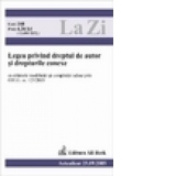 Legea privind dreptul de autor si drepturile conexe (actualizat la 25.09.2005)