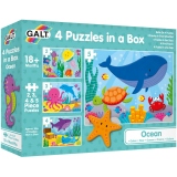 Set 4 puzzle-uri  - Oceanul vesel (2,3,4,5 piese)