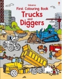 First Colouring Book Trucks and Diggers