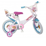 Bicicleta 14" Paw Patrol Fete