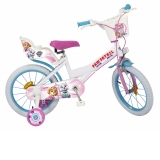 Bicicleta 16" Paw Patrol Fete