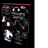 Set Creatie Scratch & Spiral - Lumea Unicornilor