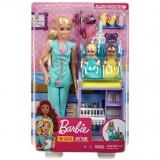 Barbie You Can Be Anything Papusa Doctor Pediatru