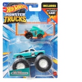 Hot Wheels Monster Truck si Masinuta Metalica Pure Muscle