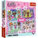 Puzzle Trefl Lol 4in1 Cunoaste Papusile