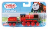 Thomas Locomotiva cu Vagon Push Along Yong Bao